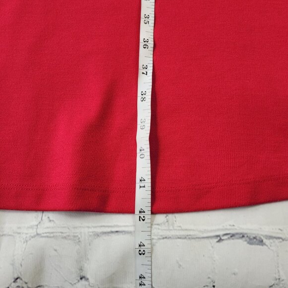 Land’s End Woman’s red fit & flare dress size 6-8 - Picture 4 of 10